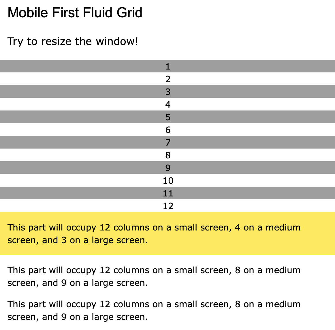 W3.CSS grid web page example